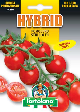 Pomodoro Strillo Ciliegino Ibrido in Semi - L'Ortolano