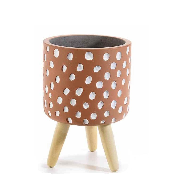 Vaso in cemento decorato - African MillStore (2499627)