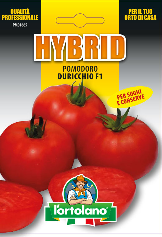 Semi di Pomodoro Duricchio Ibrido per sughi e conserve - L'Ortolano