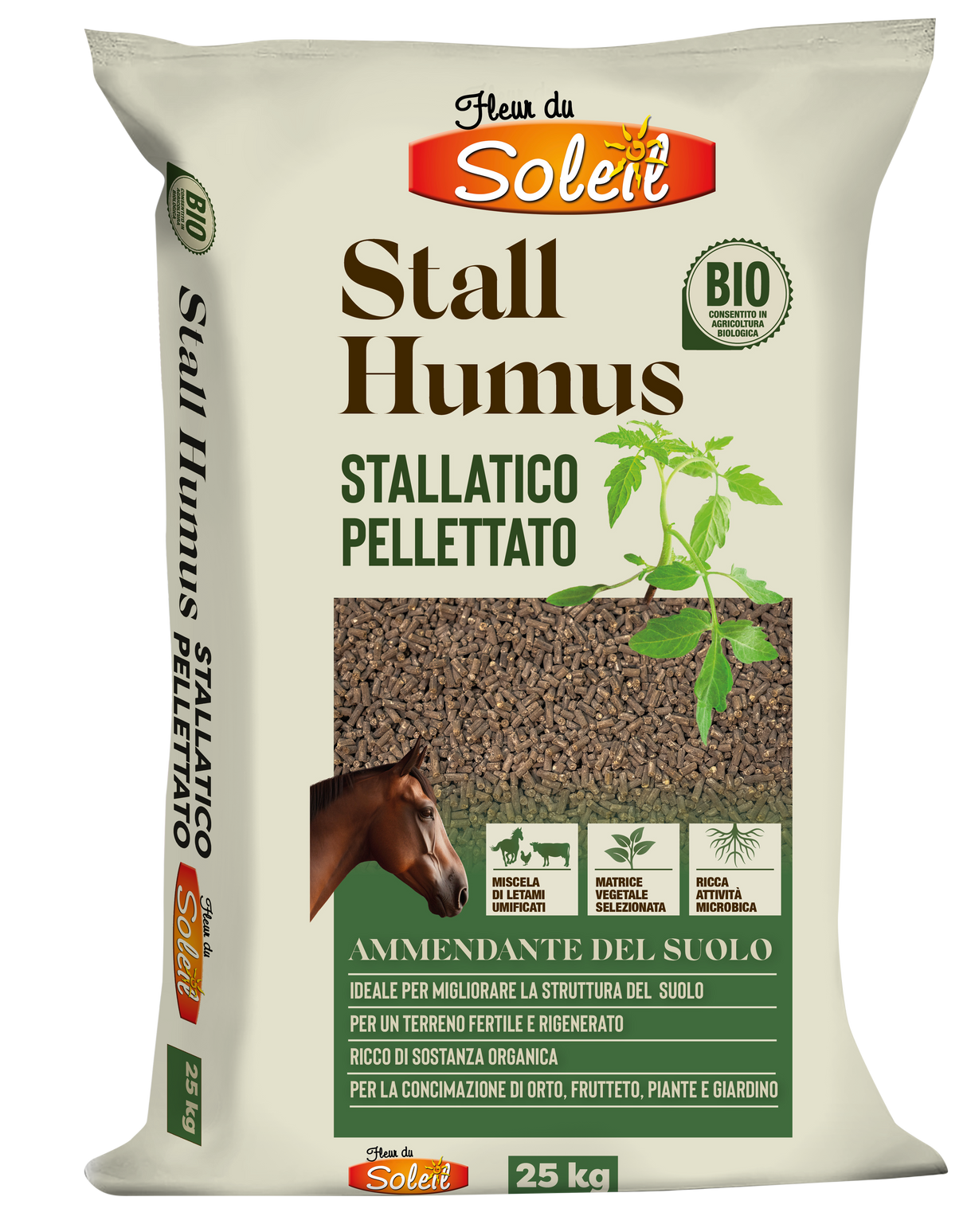 Stallatico Pellettato eco con humus - 2 formati
