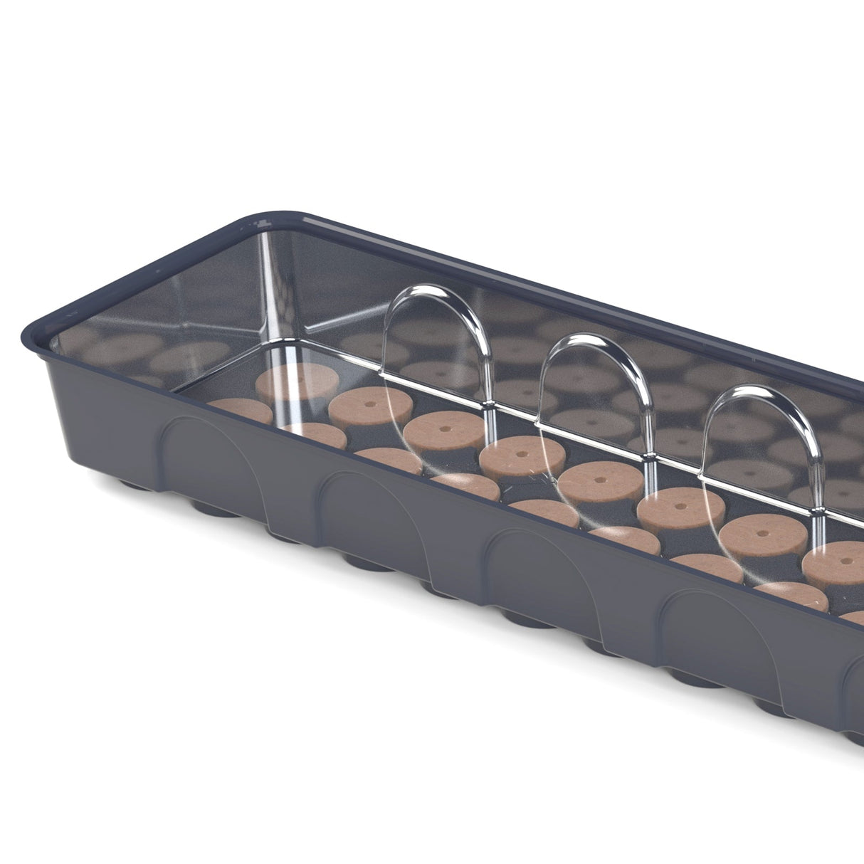 Base del kit di avviamento per semi per contenere 36 tablet Jiffy o coco.