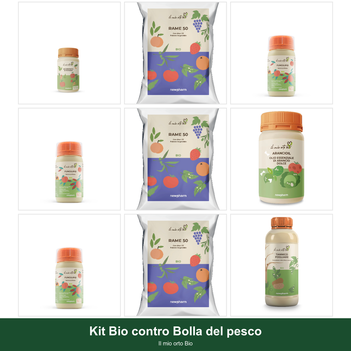 Kit Bio contro Bolla del pesco - Il mio orto Bio