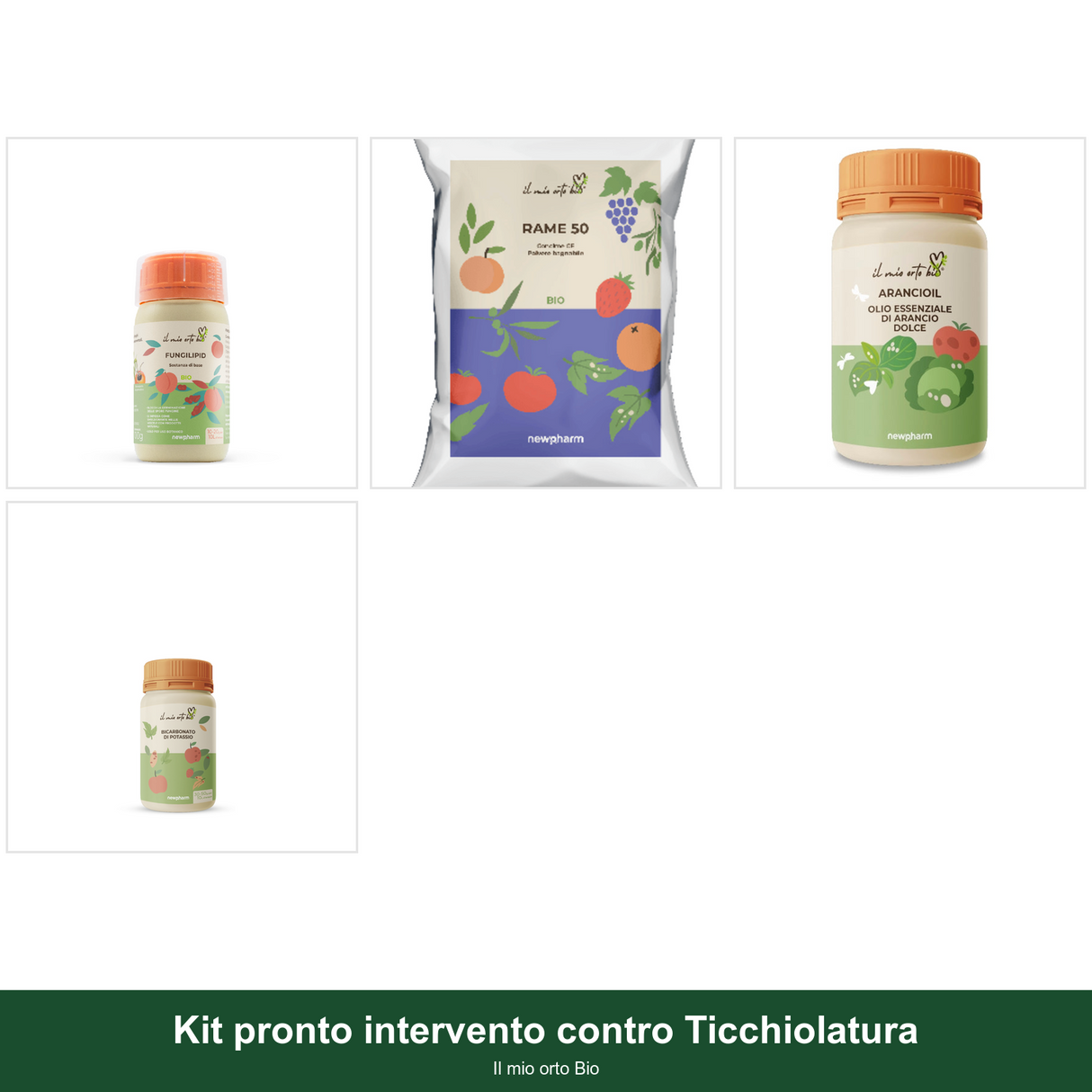 Kit pronto intervento contro Ticchiolatura - Il mio orto Bio