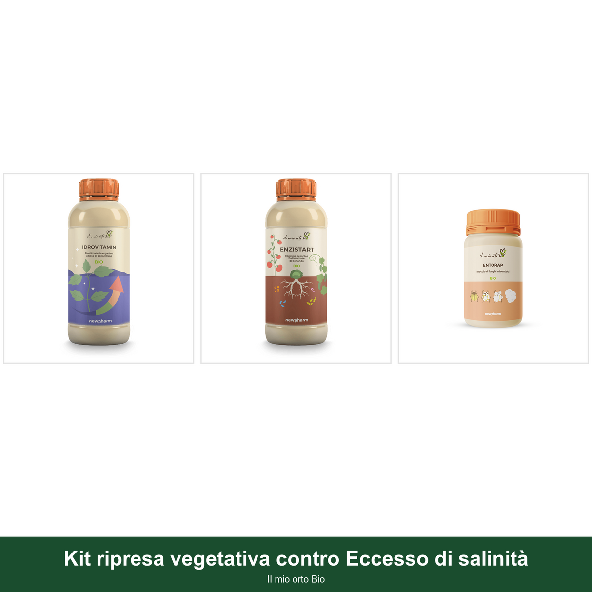 Kit ripresa vegetativa contro Eccesso di salinità - Il mio orto Bio