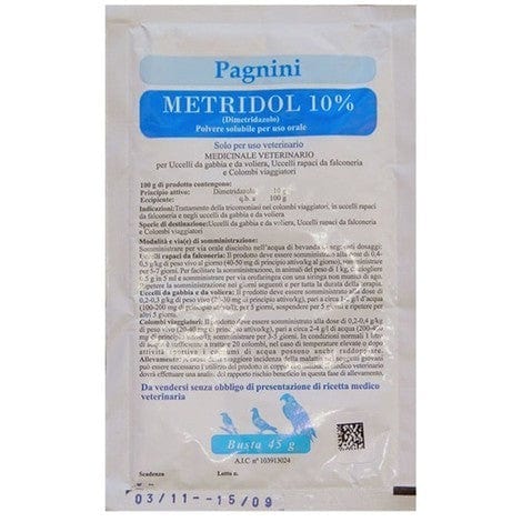 Metridol 10% busta da Gr. 45 - Chemifarma Chemifarma