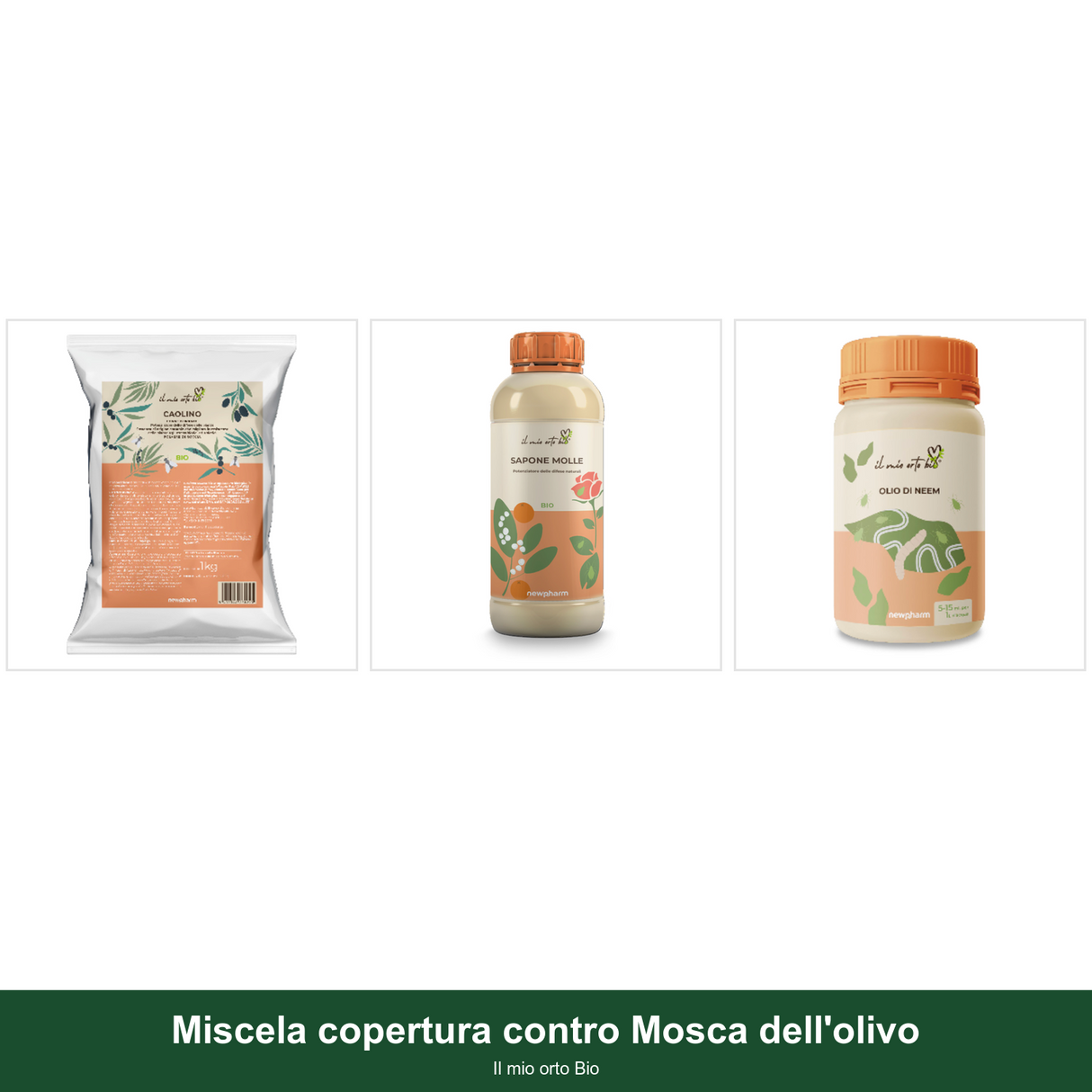 Miscela copertura contro Mosca dell'olivo