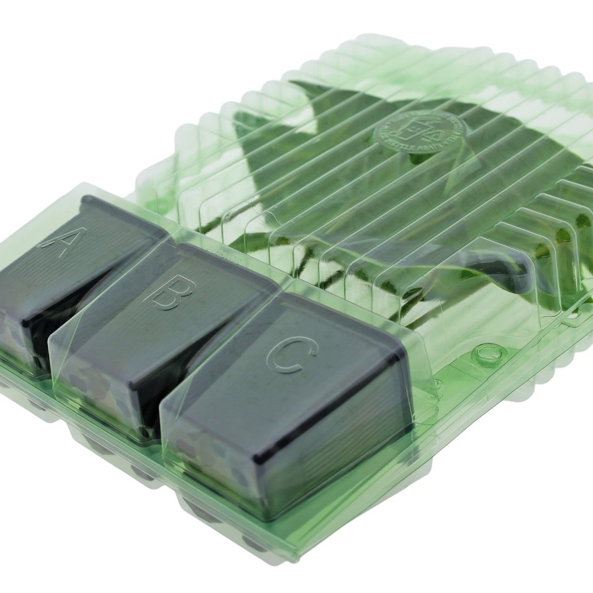 Pacco per ordinazione per 3 piante in vasi di 7x7x8 cm.