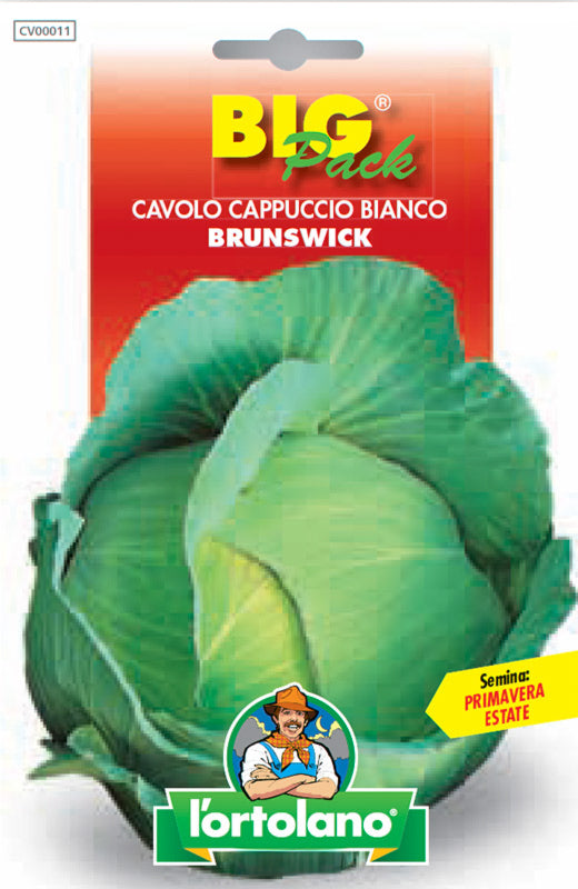 Semi Cavolo Cappuccio Bianco Brunswick L'Ortolano