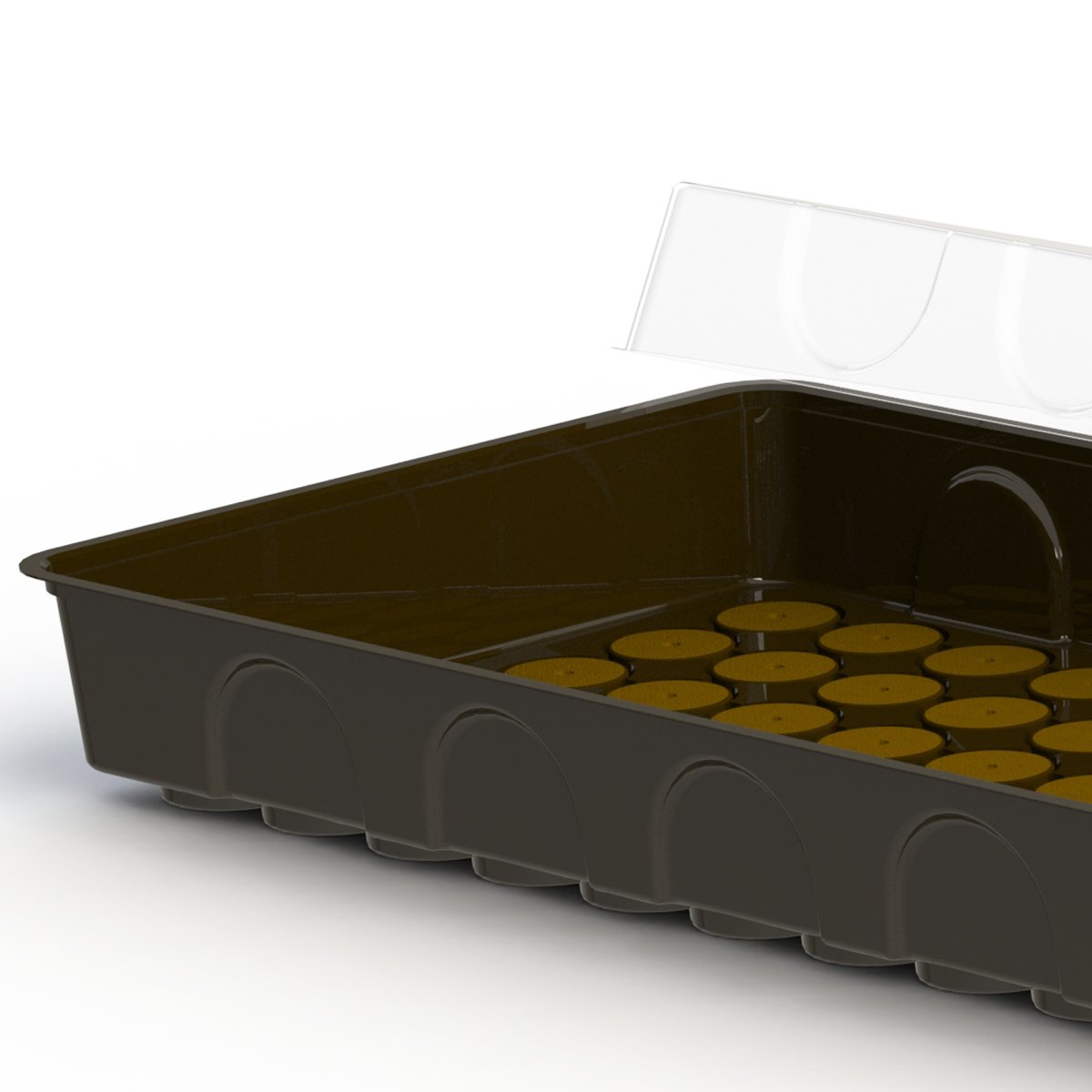 Base del kit di avviamento per semi per contenere 72 tablet Jiffy o coco.