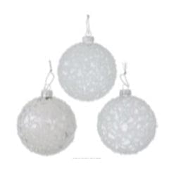 1 Sfera Lumita Bianca - decorazione per Albero di Natale Boltze