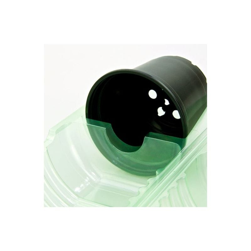 1 x Imballaggio plastica spedire piante vaso ø10,5 x 9 cm - apertura ø 4 cm - h max 18 cm MillStore