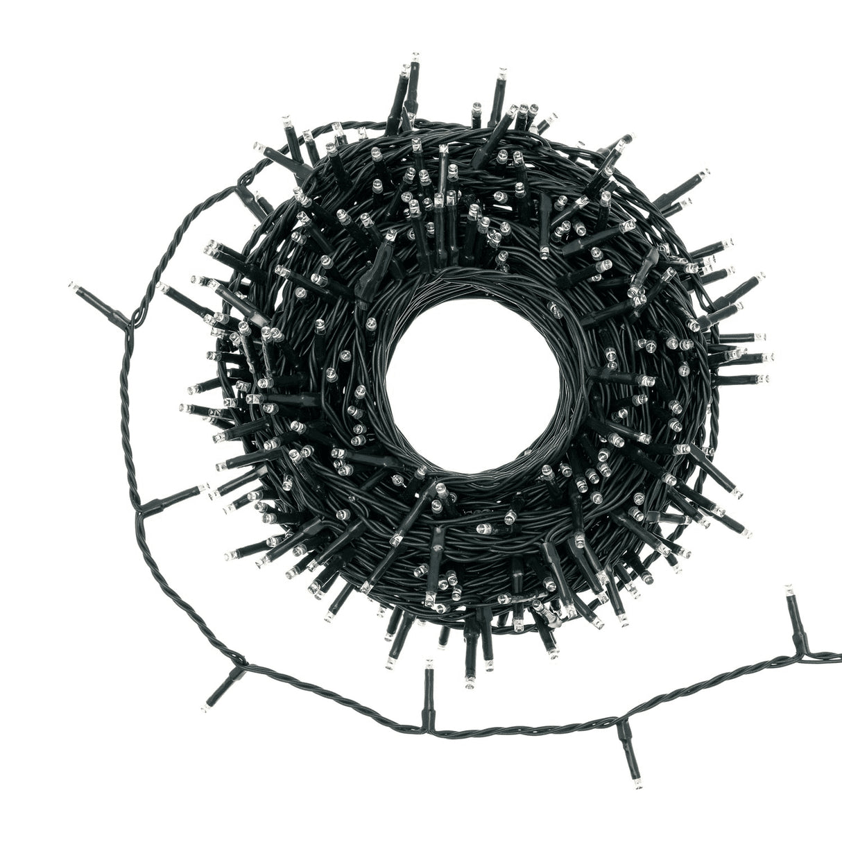 Guirlande Lumineuse Mini LED 360 - Blanc Chaud - 220 V - Avec Jeu de Lumière - Câble Vert - 25,7 m - XmasKing