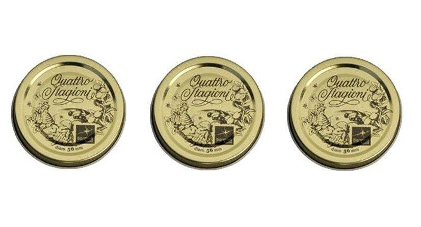 3 tappi capsule per vasi 4 stagioni - d. 56 mm - Bormioli Rocco Bormioli (2491624)