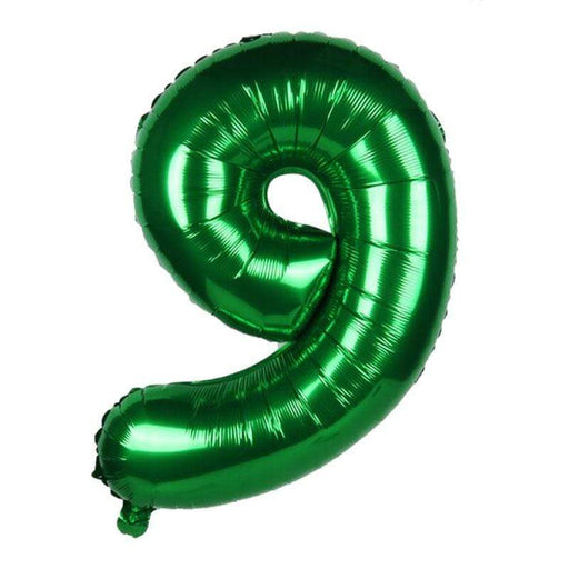 Koopman Nove Palloncino per festa a forma di numero verde, numeri assortiti cm.35h (3819068)