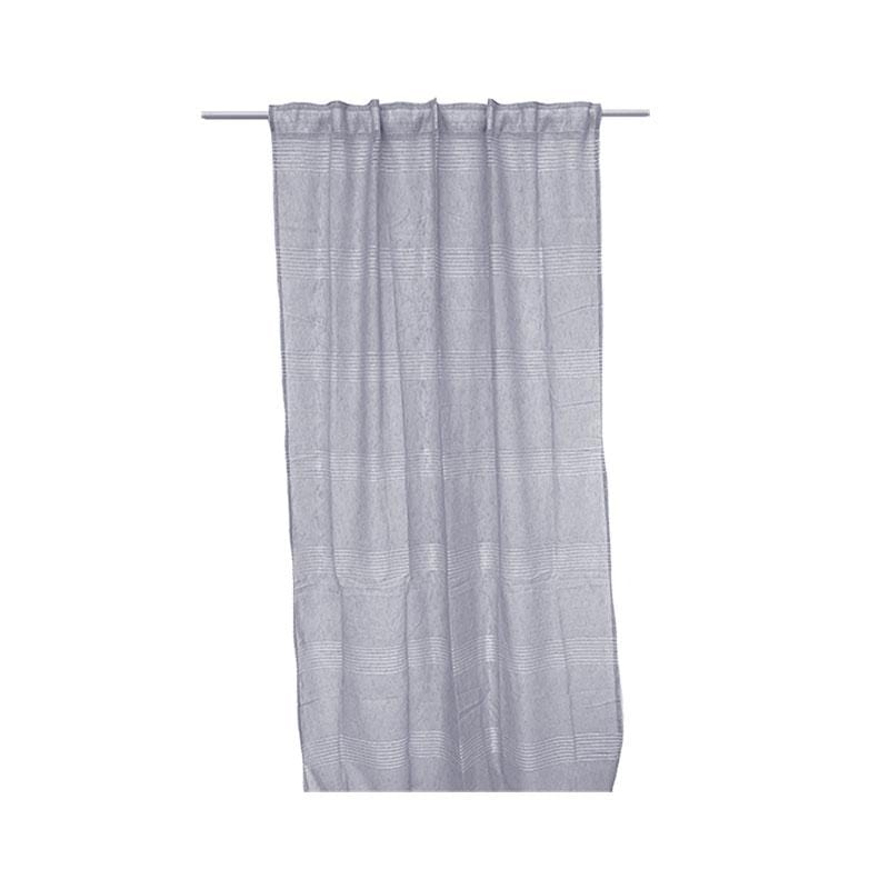 Lovely Shabby Grigio Tendone Itaca con riloga cinque colori cm.140x280h. (3819295)