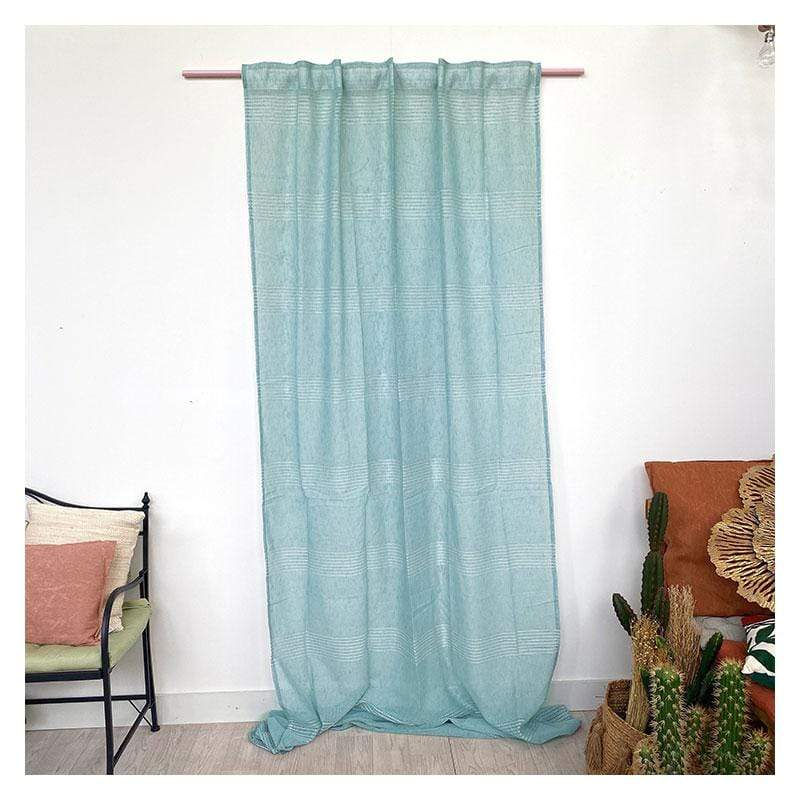 Lovely Shabby Tendone Itaca con riloga cinque colori cm.140x280h. (3819298)