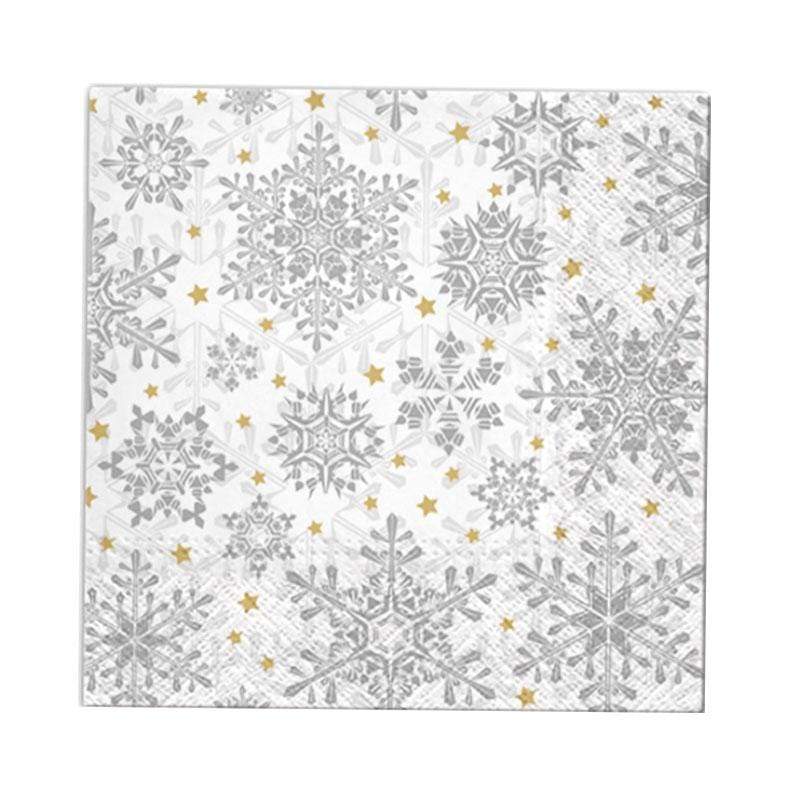 Boltze Homecollections NEVE Tovaglioli di carta con disegni natalizi cm 33x33 (3819329)