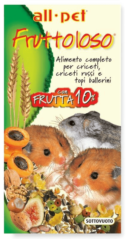 All-Pet Fruttoloso Mangime per Criceti - 700 gr All - Pet (2491779)