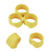 Anelli Spirale in Plastica per Polli e Galline - 16 mm Giallo / 10 Pz. MillStore (2491824)