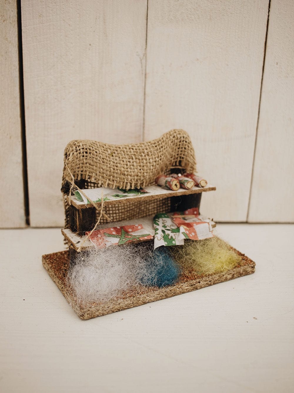 Banco Mercato con Tessuti - Decorazione presepe - Fantastiko Christmas Fantastiko Christmas (2491966)