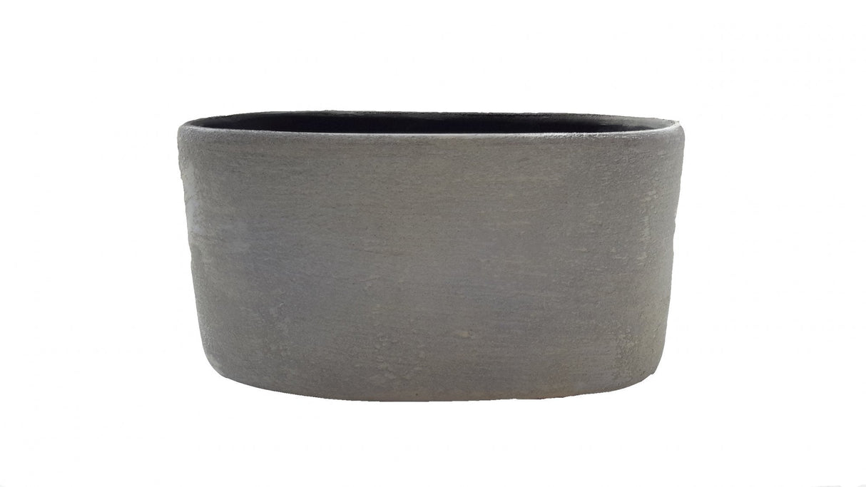 Cassetta Vaso Erika - 28 x 14 cm x 14 h Grigio Antico MillStore (2492460)