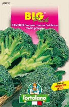 Cavolo Broccolo ramoso Calabrese medio precoce Big Pack - L'ortolano L'Ortolano (2492654)