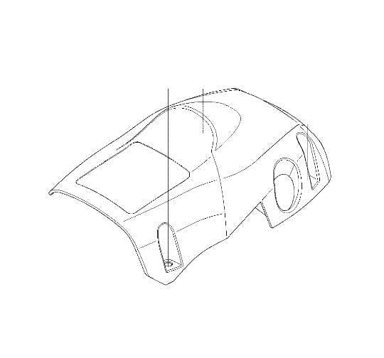 Copri Cilindro protezione per Motosega Jonsered CS 2238 e CS 2234 - Ricambio Originale 576545601 Jonsered (2493251)