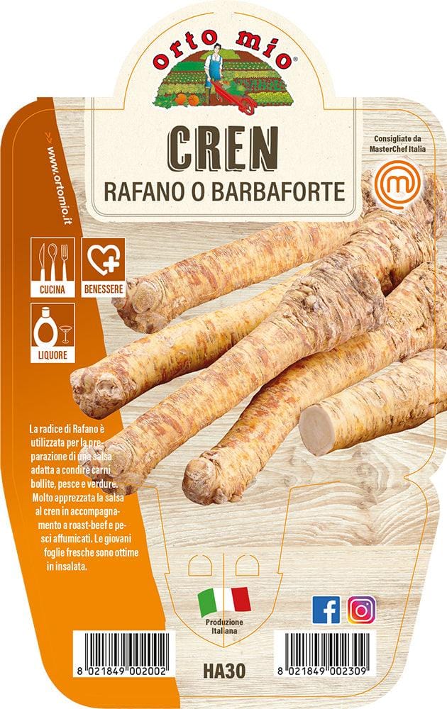 Cren Rafano o Barbaforte - 1 pianta v.14 cm - Orto Mio Orto Mio (2493373)