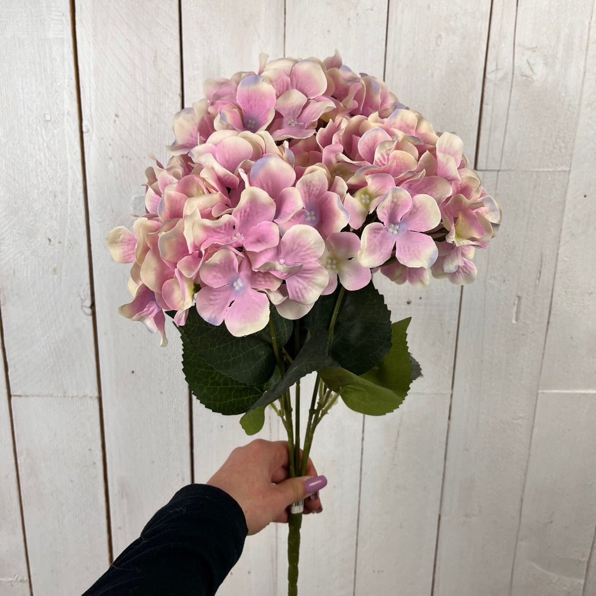 Decorazione Ortensia Bush - 42 cm Lilla MillStore (2493522)