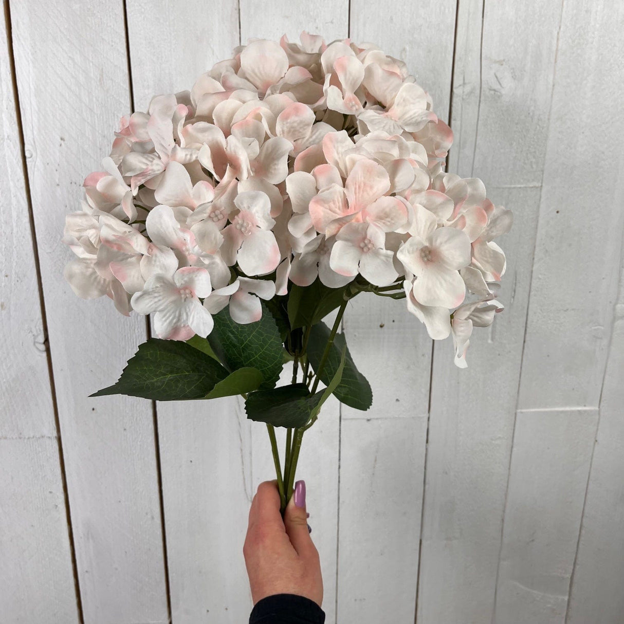 Decorazione Ortensia Bush - 42 cm Salmone MillStore (2493523)