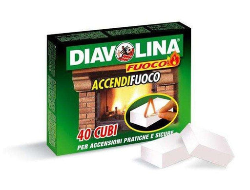 Diavolina Accendifuoco - 40 cubetti Diavolina Fuoco (2493547)