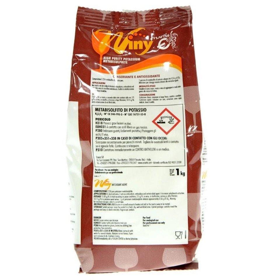 Enartis Metabisolfito Potassico E224 in polvere - Kg.1 Enartis (2493663)