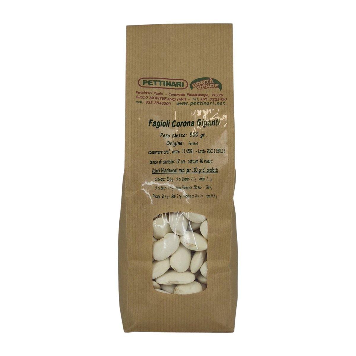 Fagioli Corona - Origine: Polonia - 500 gr Pettinari Paolo (2493710)