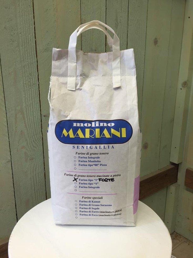 Farina tipo "1 Forte" Macinata a Pietra - 5 kg - Molino Mariani Molino Mariani (2493749)