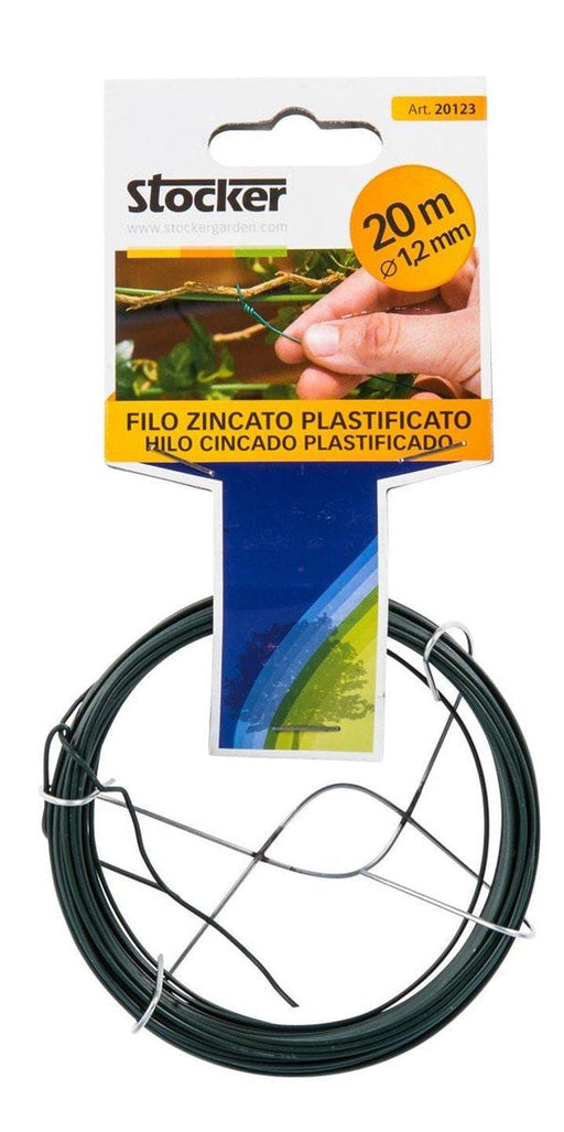 Filo Zincato Plastificato Verde - 1,2 mm x 20 Metri - Stocker Stocker (2494033)