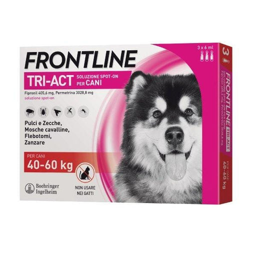 Frontline Tri-Act Cani taglia Gigante da 40 a 60 Kg - 3 Fiale Frontline (2494237)