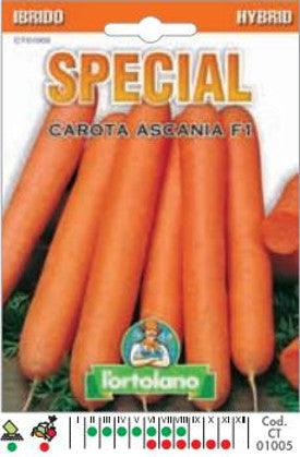 L'ortolano Carota Ascania Tipo Nantese - Busta Sementi L'Ortolano (2495002)