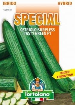 L'ortolano Cetriolo Burpless Tasty Green Ibrido F1 - Busta Sementi L'Ortolano (2495003)