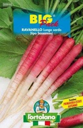 L'ortolano Ravannello Lungo Sardo (TIPO Sassarese) - Big Pack Bustina Sementi L'Ortolano (2495040)