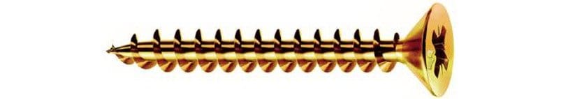 Mustad VITE PANELVIT TESTA SVASATA PIANA TAGLIO CROCE TROPICALIZZATA mm 4 x 30 Mustad (2495832)