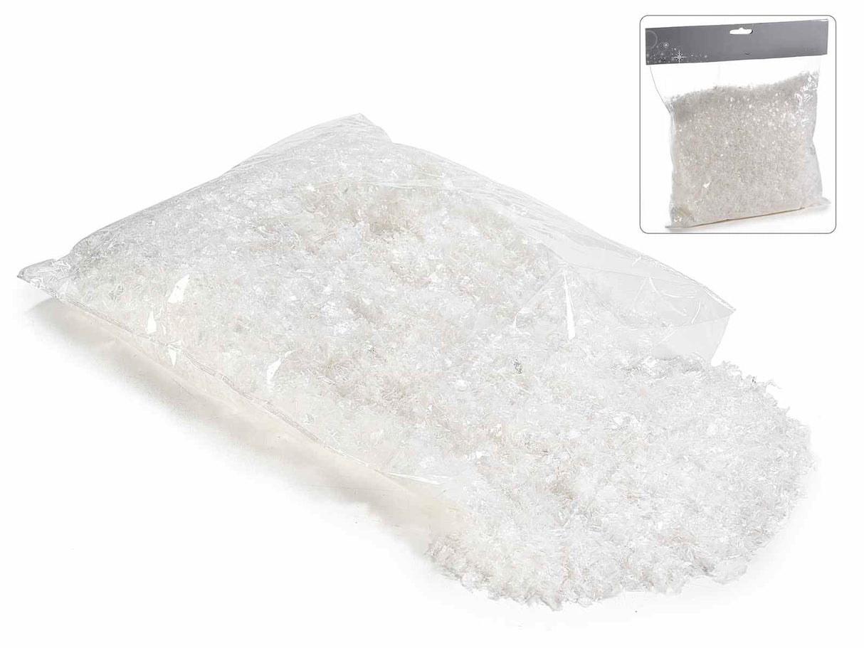 Neve artificiale a fiocchi decorativa in confezione da 200 gr Art From Italy (2495992)