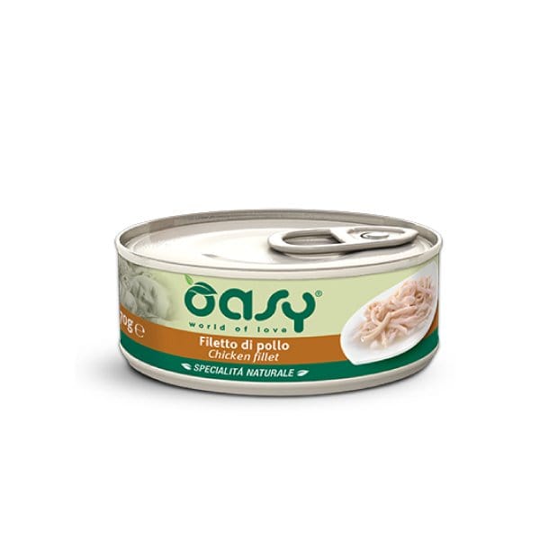 Oasy Specialità Naturale Lattine - Umido per Gatti 150 gr / Pollo Oasy (2496311)