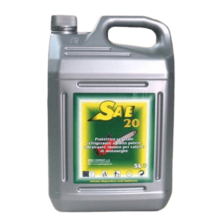 Olio protettivo vegetale per catena motosega bio sintetico - 5 Litri Sip Oil Company (2496386)