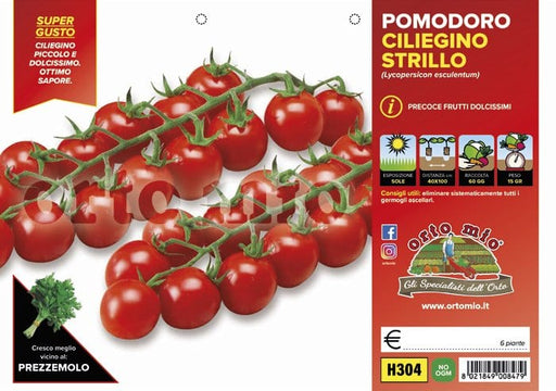 Pomodoro ciliegino dolce Strillo F1 - 6 piante - Orto Mio Orto Mio (2497012)