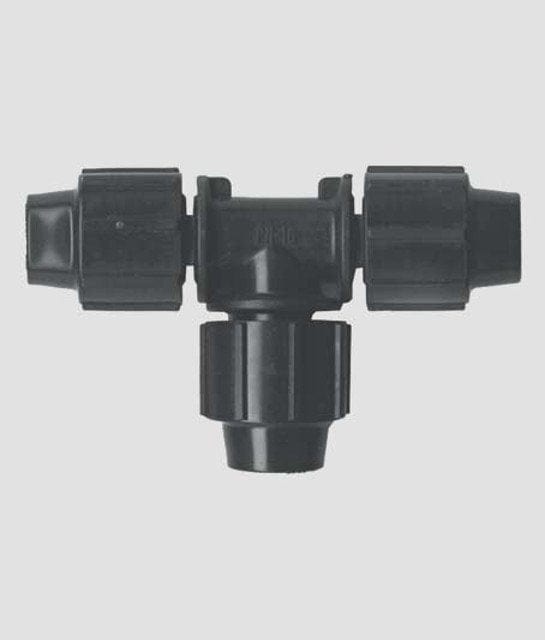 Raccordo a T Tre uscite 90° - Diametro 16 x 16 x 16 mm MillStore (2497663)