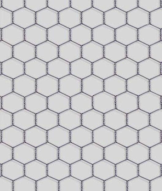 Rete triplice torsione rabbit zincata - Foro 16-2 mm - h 50 cm - Al metro lineare MillStore (2497811)