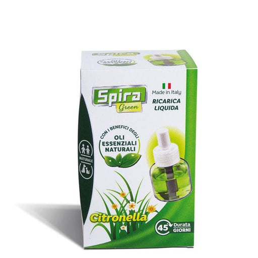 Ricarica Liquida emenatore 45 giorni Citronella - 22,5 ml - Spira Green Spira Green (2497821)