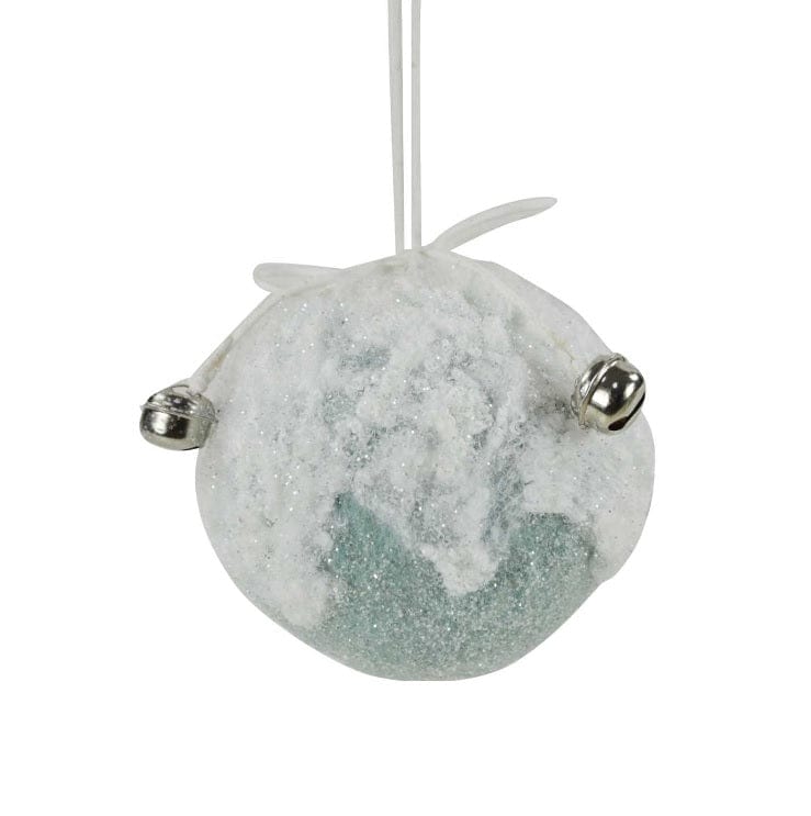 Sfera Skandy innevata glitter con campanellini - Ø 10 cm Vacchetti (2498436)