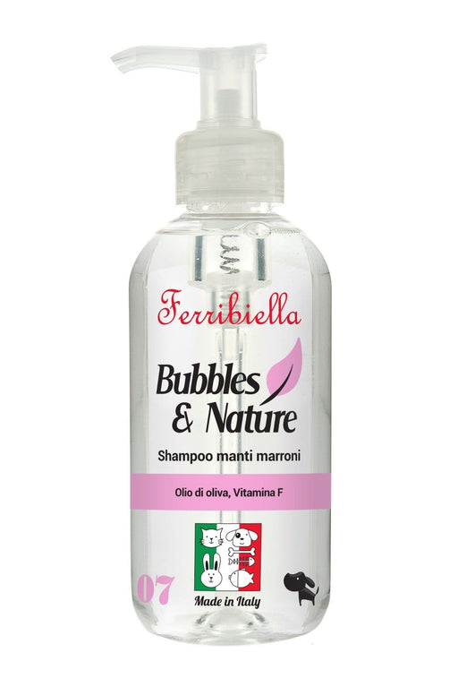 Shampoo per Cani con Manti Marroni - 250 ml - Bubbles & Nature - Ferribiella Ferribiella (2498456)