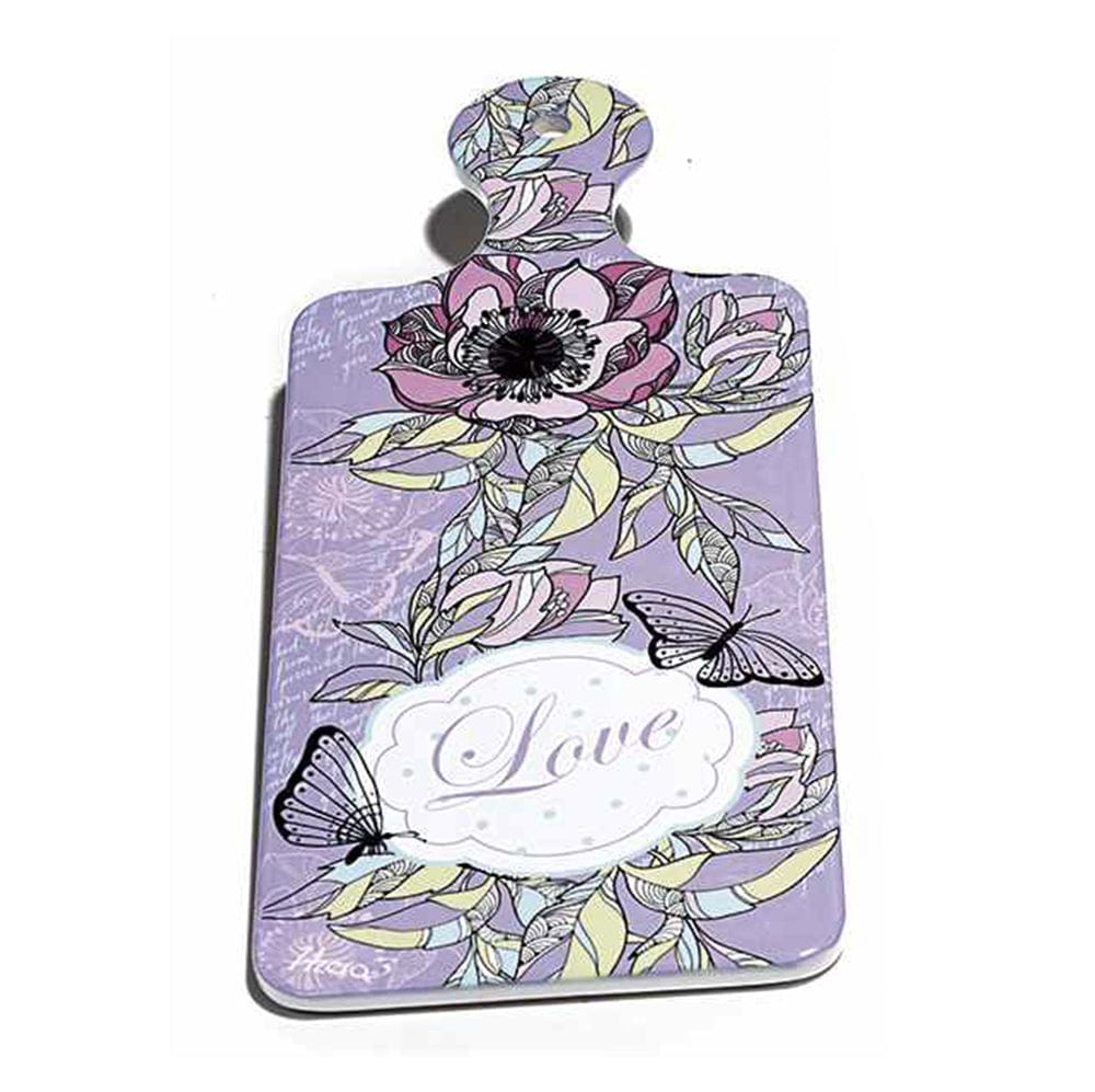 Sottopentola a tagliere in ceramica e tonalità Rosa Love Art from italy (2567075)